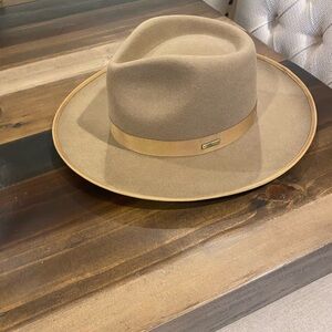 GiGi Pip Tan Fedora Hat